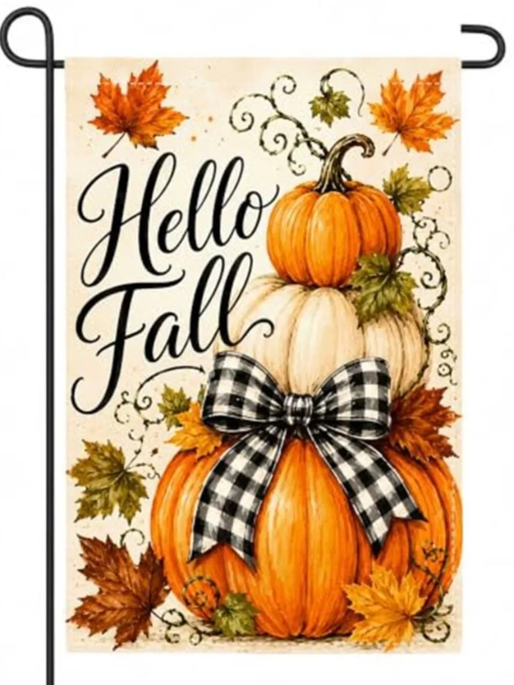 Fall Decor Hello Fall Garden Flag | Fall Decorations for Home